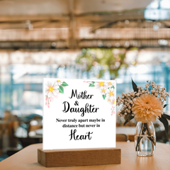 To My Daughter Distance – Acrylic Square